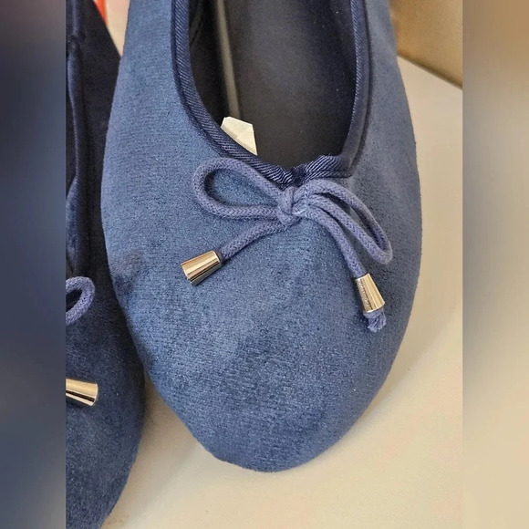 Musshoe women's navy blue flats - Picture 5 of 10
